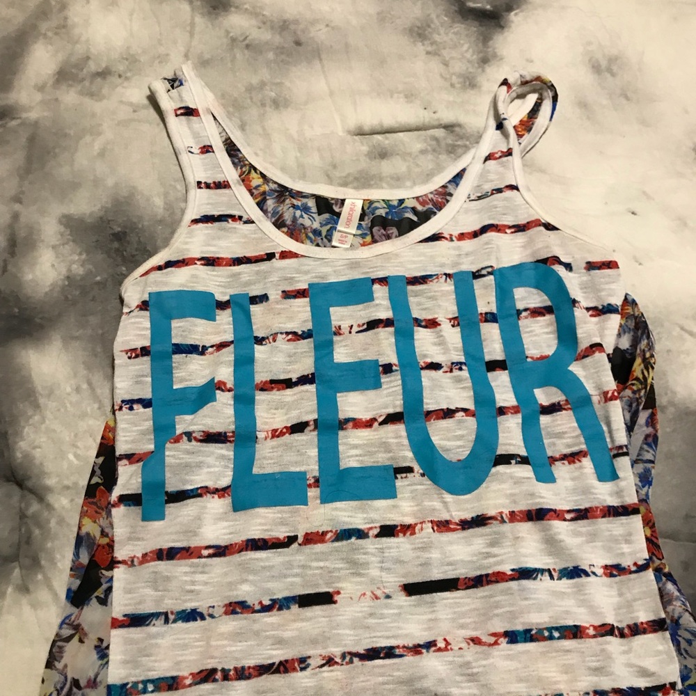 Fleur floral tank top